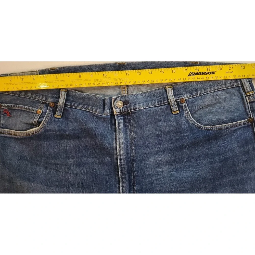 Polo Ralph Lauren Jeans Mens Size 46B x 30 Blue Hampton Straight Measure 44 X 25